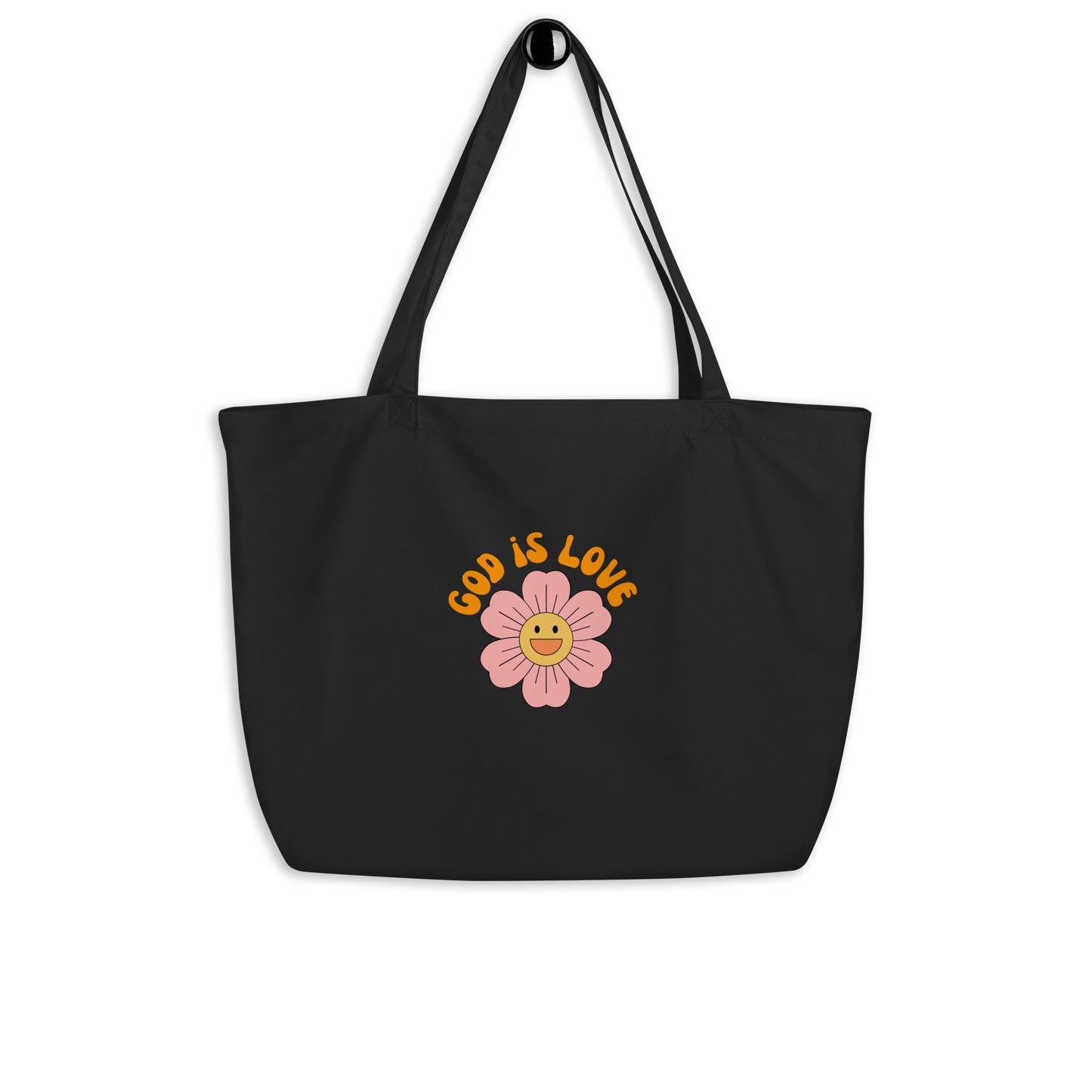 God Is Love organic tote bag