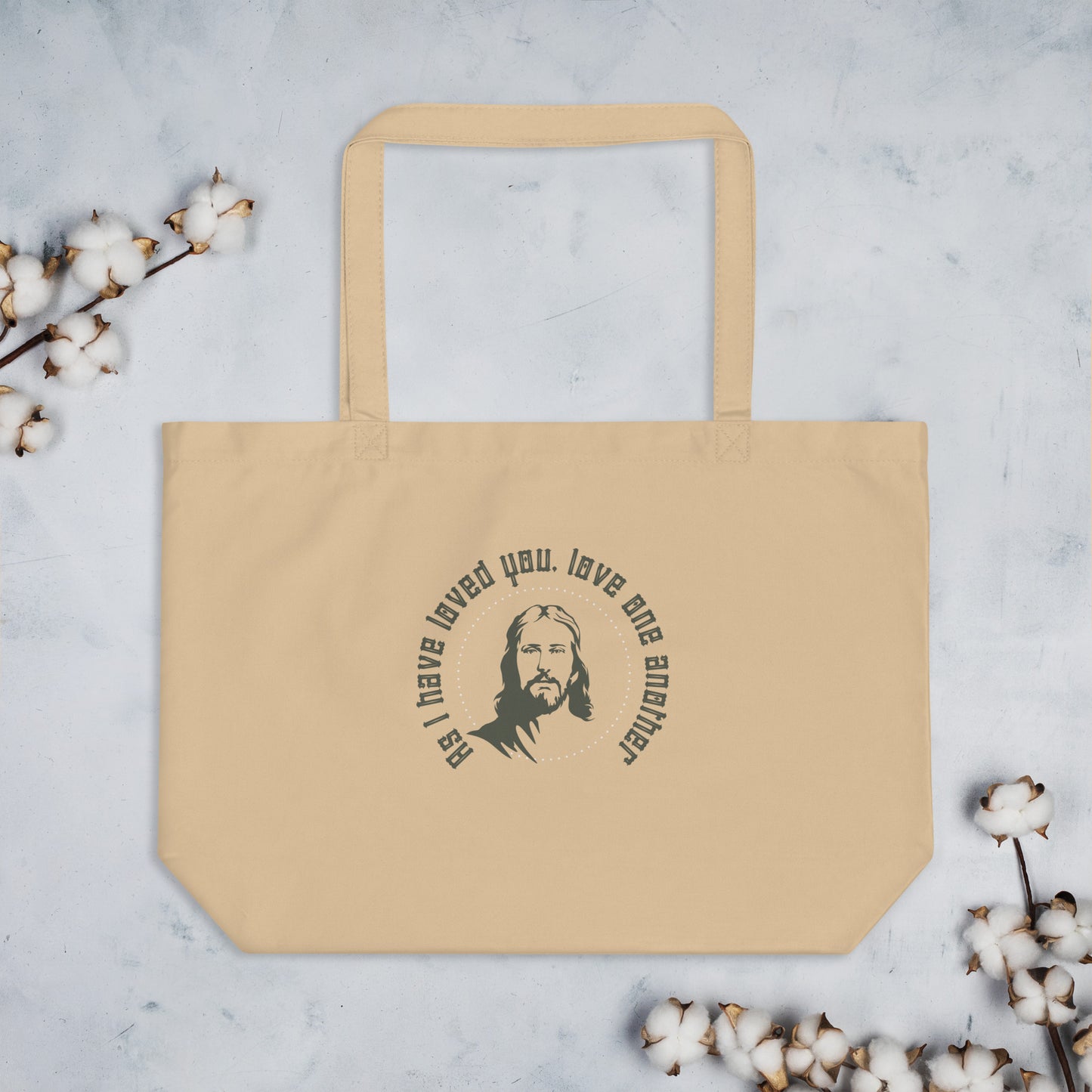 Love One Another organic tote bag