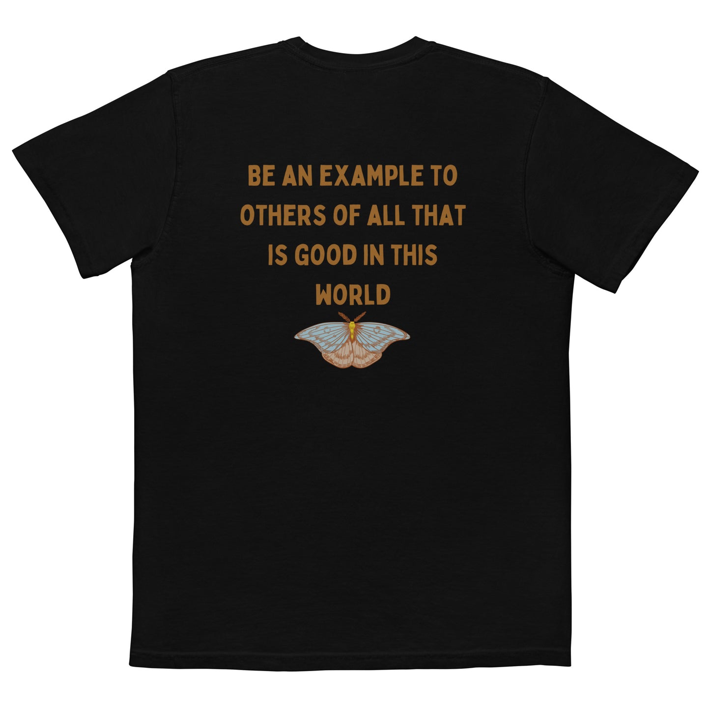 Be An Example Unisex garment-dyed pocket t-shirt