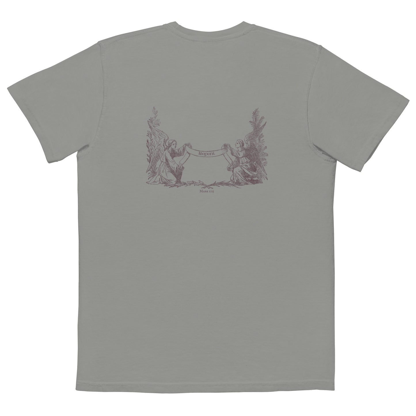 Repent Unisex garment-dyed pocket t-shirt