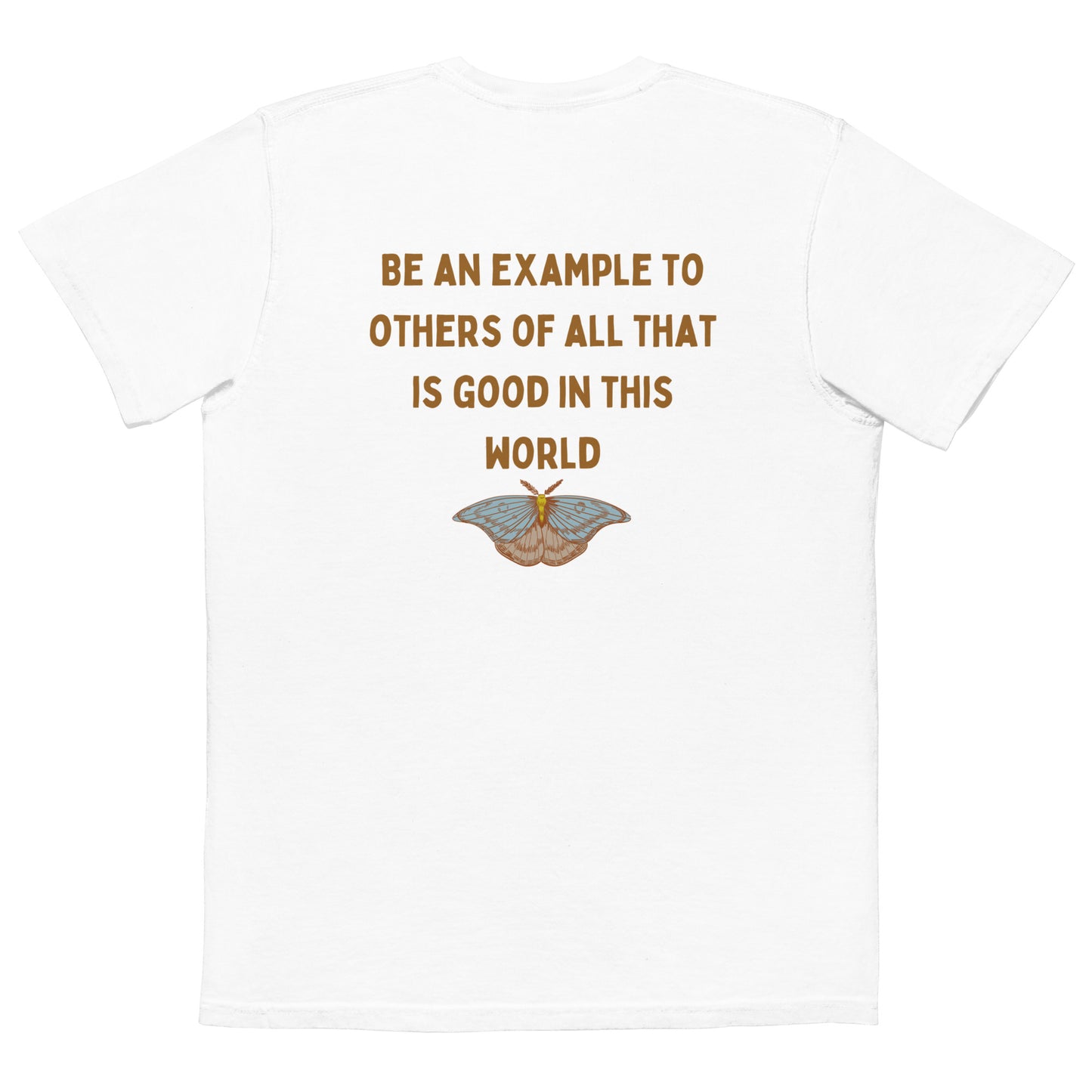 Be An Example Unisex garment-dyed pocket t-shirt